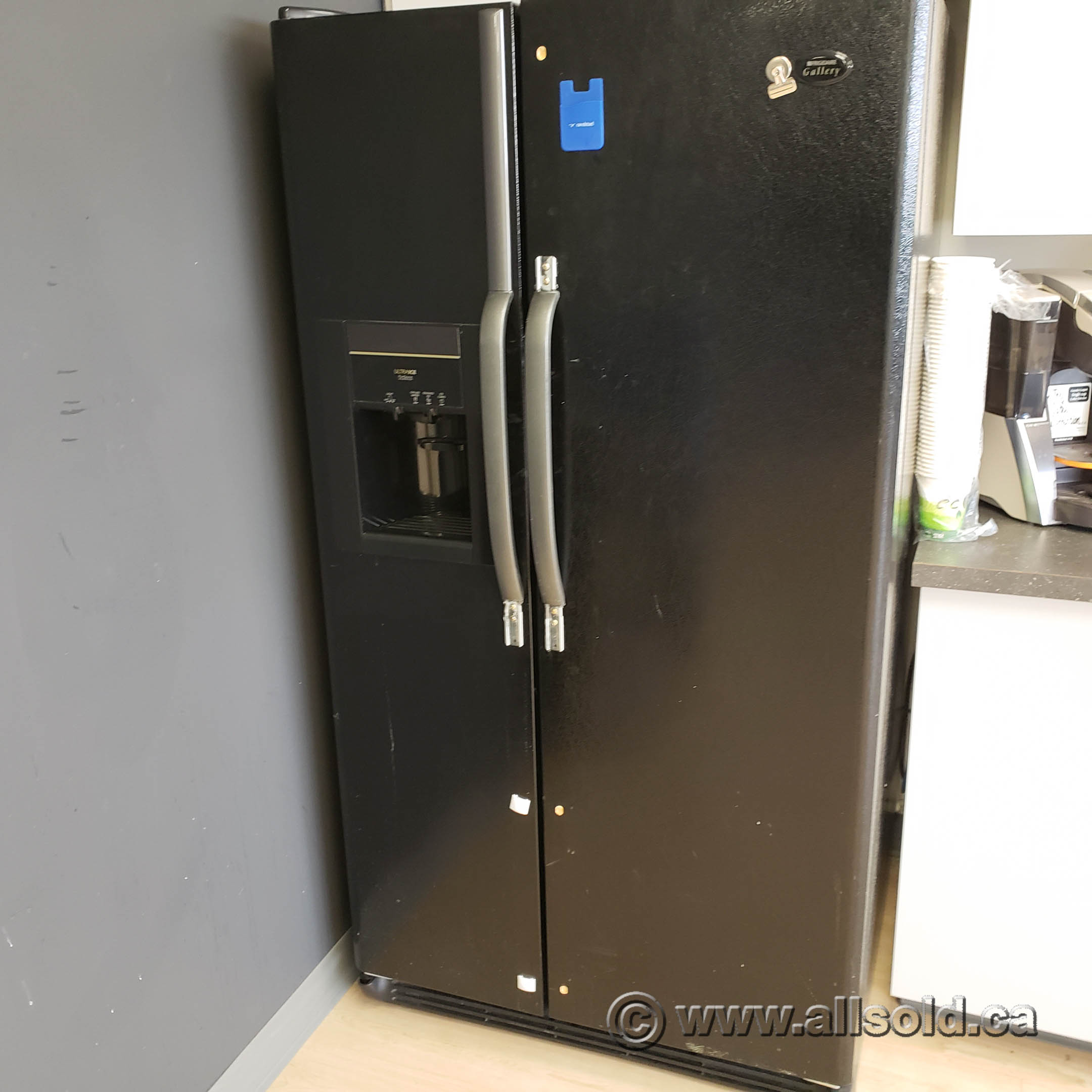 Black 24.2 Cu. Ft Frigidaire Gallery Fridge with Double Door Allsold